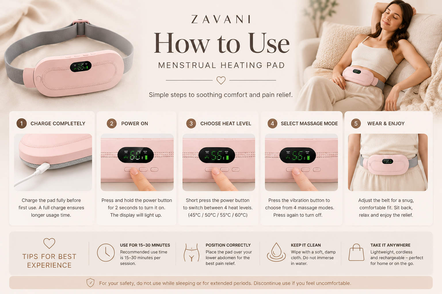 ZAVANI Comfort Belt™